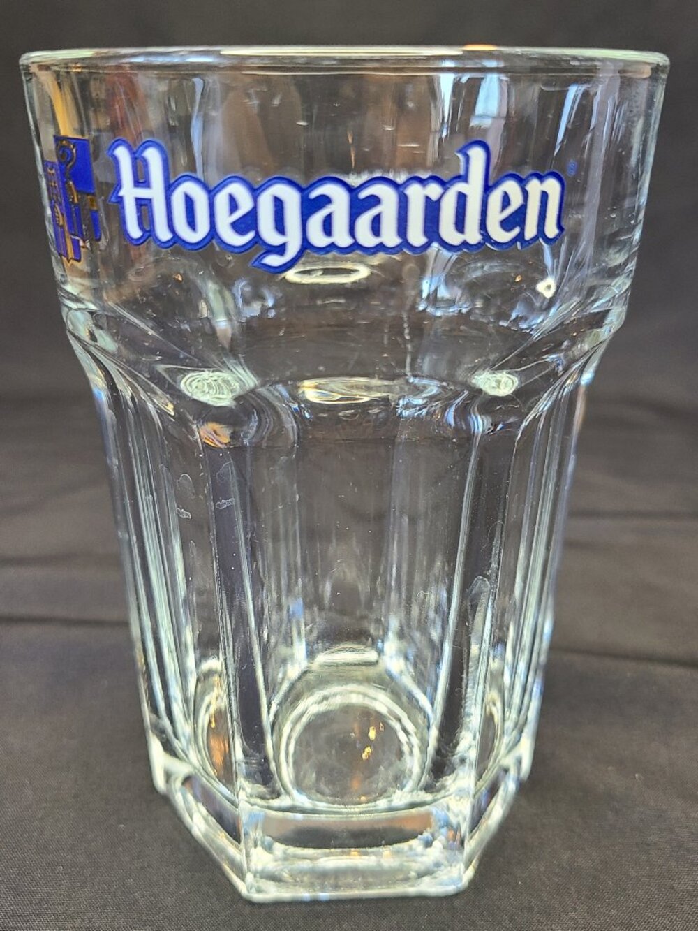 Hoegaarden Belgium Belgian Wheat Beer Glass 25cl - Hexagonal Heavy Base Barware